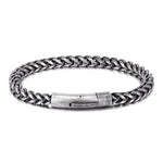 MKENDN Locomotiva Homens Punk Rock Pulseira de corrente de bicicleta 18k banhado a ouro botão magnético de aço inoxidável joias masculinas presentes