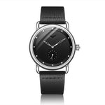 Relógio casual masculino marca onola relógio de pulso de quartzo simples waterpoor couro homem relógios de luxo
