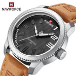 Original naviforce relógio para homem 2022 novo quartzo esporte à prova dwaterproof água relógio de pulso moda luxo alta qualidade masculino couro