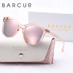 Barrcur lindas mulheres óculos de sol conforto durável transparente pc olho de gato quadro festa viagem uv400 polarizado óculos de sol melhor presente