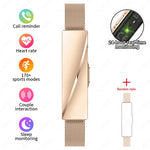 Lige nova senhora pulseira inteligente para presentes em tempo real monitoramento de freqüência cardíaca sono à prova dwaterproof água multi-esporte modo casal pulseira saúde