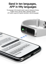 LIGE-Relógio Inteligente Amoled para Homens e Mulheres, Banda Inteligente, Frequência Cardíaca, Sangue, Pulseira Inteligente Impermeável, Rastreador de Fitness Esportivo, 2023