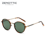 Zenottic steampunk óculos de sol redondo espelho polarizado (01 cores) óculos de sol para mulheres homens vintage tons uv400