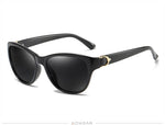 Aowear feminino polarizado vintage óculos de sol para mulheres moda espelho tons óculos de sol senhoras condução óculos gafas de sol mujer