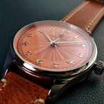 Relógio de pulso mecânico automático masculino, impermeável, calendário luminoso, ponteiro de gás, piloto alemão, NH38A movimento, C1