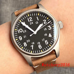 Novo tandorio piloto 39mm relógio de titânio movimento nh35 200m à prova dwaterproof água luminosa mergulho automático relógio masculino vidro safira escovado
