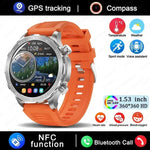 Xiaomi 2025 nova chamada bluetooth relógio inteligente amoled hd tela grande freqüência cardíaca nfc ip68 à prova dip68 água gps esportes relógio inteligente