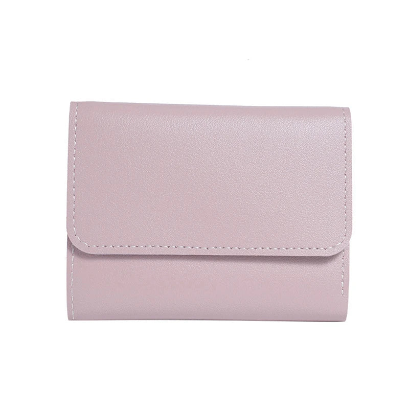 Novas carteiras fofas para mulheres pequeno ferrolho menina titular do cartão de crédito para couro do plutônio bolsa de moedas carteira feminina bolsas curtas para mulheres