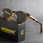 Caterside retro quadrado óculos de sol dos homens punk pequeno quadro marca designer óculos de sol feminino viagem ao ar livre festa melhor presente