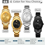 Skmei unissex quartzo pulseira à prova d'água relógios de luxo pulseira de aço inoxidável estilo simples display analógico relógio de pulso fashion