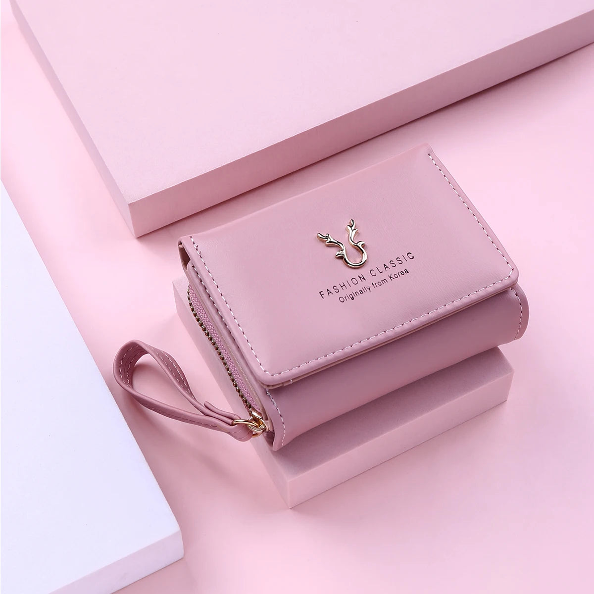 Marca de luxo das mulheres pequena carteira titular do cartão feminino carteiras curtas com bolsa de moedas para mulher senhoras couro do plutônio ferrolho mini embreagem